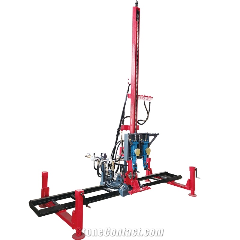 Two-Hammer Rock Driller For Quarrying- Quarry Drilling Machine