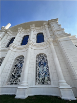 Finike White Limestone - Qatar Pear Mosque