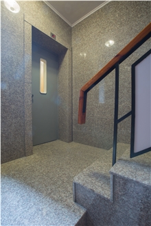 G664 Granite wall cladding, flooring and steps
