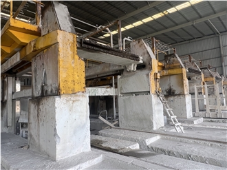 Used Marble Gang Saw Cutting Machine
