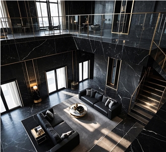 Nero Marquina indoor decoration in 2025
