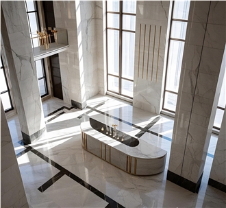 Calacatta marble indoor decoration in 2024