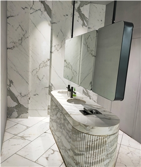 Calacatta Pearl Marble home decoration in 2025