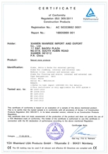 G603 CE Certificate