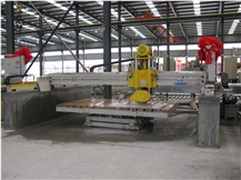 WANLONG PLC-500 Automatic Laser Bridge Saw Block Stone Cutting Machine for Granite 2021