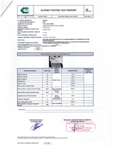 Test Report Illyrian Grey Marble