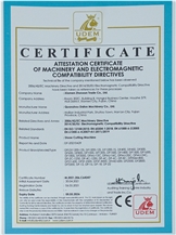 CE Certifacte for Export