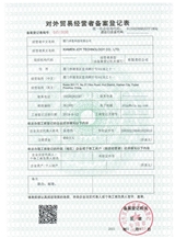 Foreign Trade Register Form
