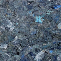 Blue Labradorite Semiprecious Stone