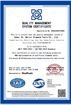QUALITY MANAGEMENT SYSTEM CERTIFICATE OF GB/T 19001-2016 / ISO 9001:2015