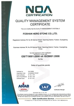QUALITY MANAGEMENT SYSTEM CERTIFIATE